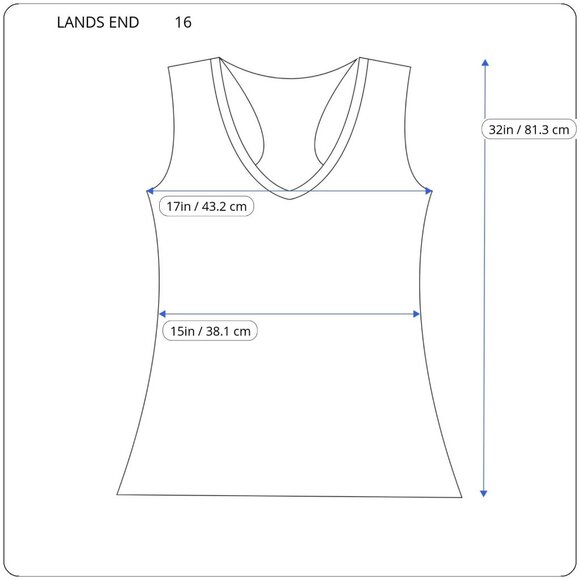 Lands End Womens Swim Top 16 Black Stripe Adjustable Wide Strap STR123E - Picture 4 of 8